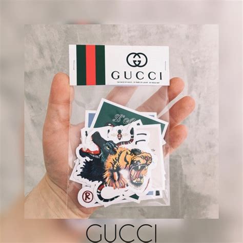 supreme gucci sticker fake|false supreme archive.